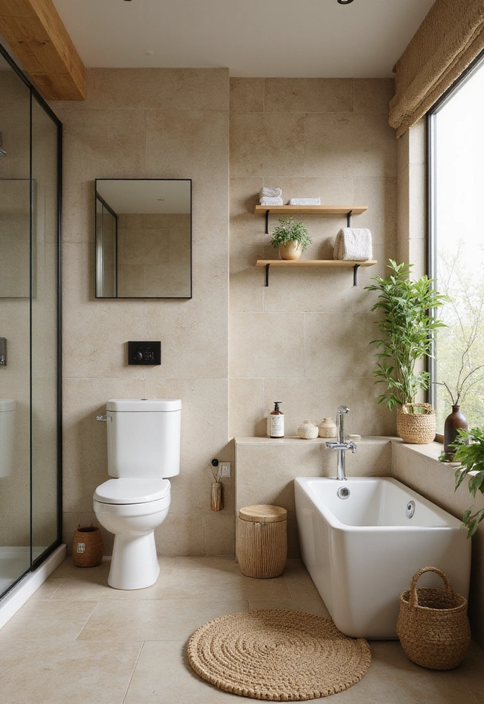 11 Jaw-Dropping Bathroom Decor Ideas That'll Make You Rethink Your Space (#8 Is a Must-See!) - 11. Eco-Friendly Options for a Sustainable Space