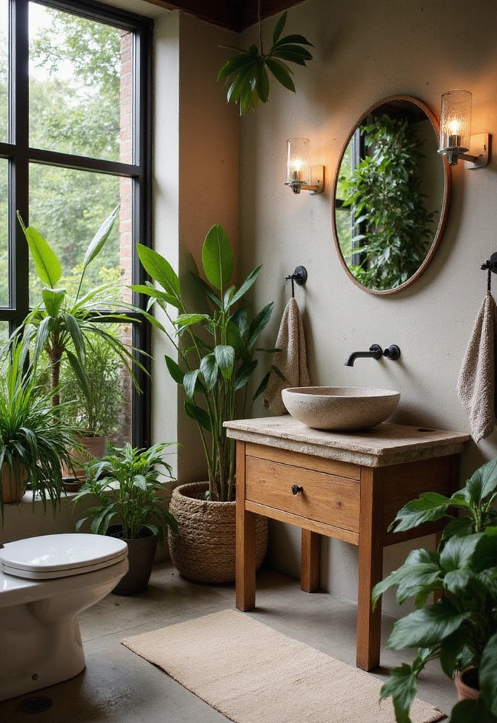 11 Jaw-Dropping Bathroom Decor Ideas That'll Make You Rethink Your Space (#8 Is a Must-See!) - 2. Introduce Natural Elements