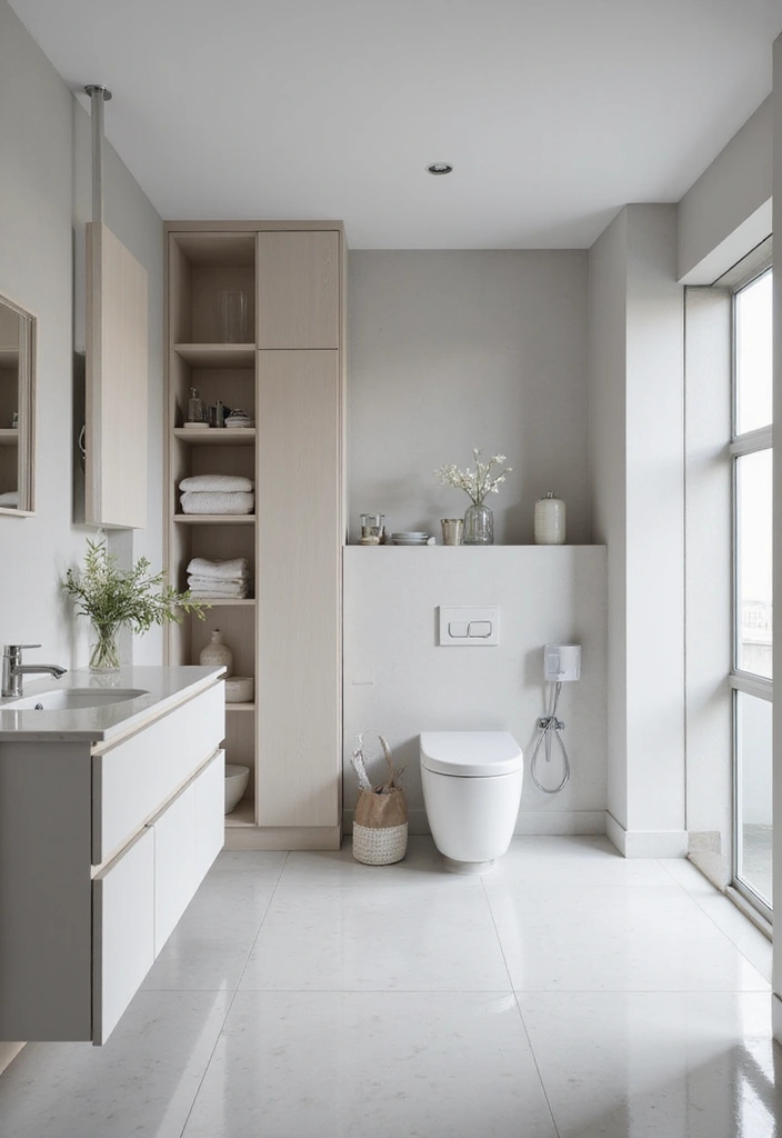 11 Jaw-Dropping Bathroom Decor Ideas That'll Make You Rethink Your Space (#8 Is a Must-See!) - 3. Go Minimalistic with Modern Design