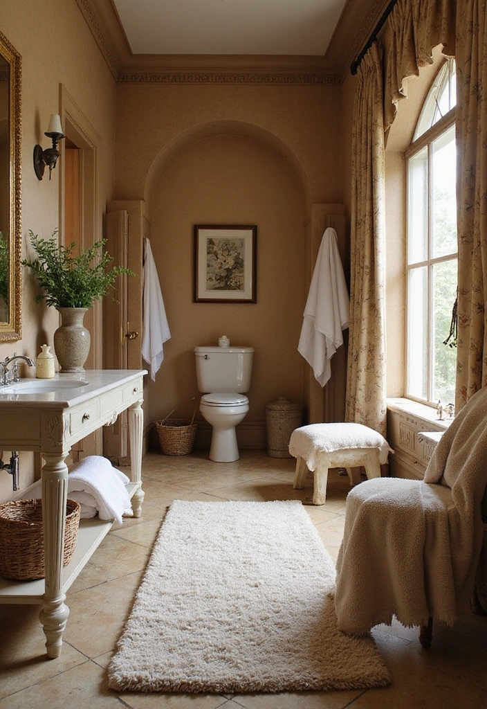 11 Jaw-Dropping Bathroom Decor Ideas That'll Make You Rethink Your Space (#8 Is a Must-See!) - 6. Luxurious Textures and Fabrics