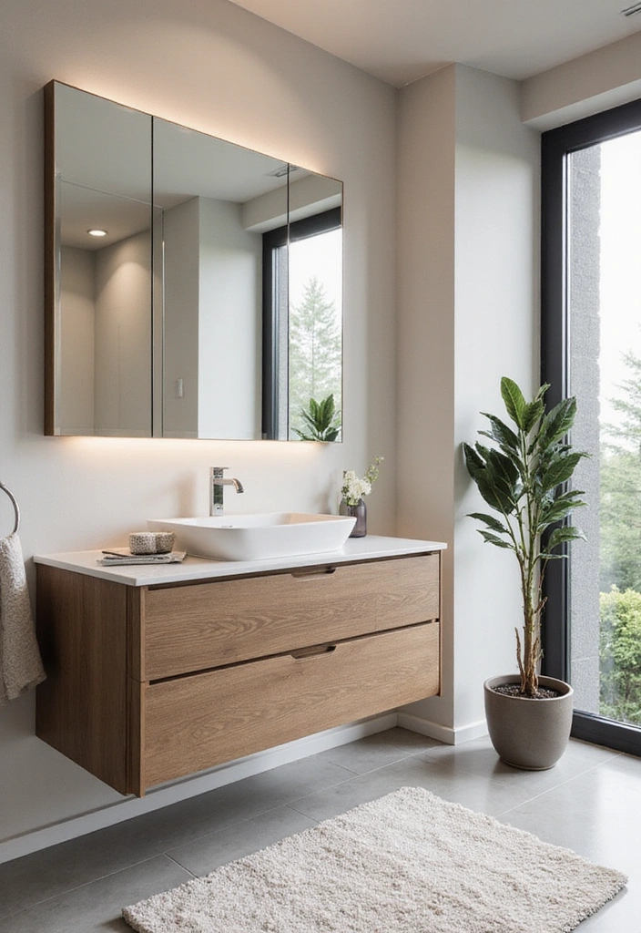 11 Jaw-Dropping Bathroom Decor Ideas That'll Make You Rethink Your Space (#8 Is a Must-See!) - 9. Floating Vanities for a Chic Look