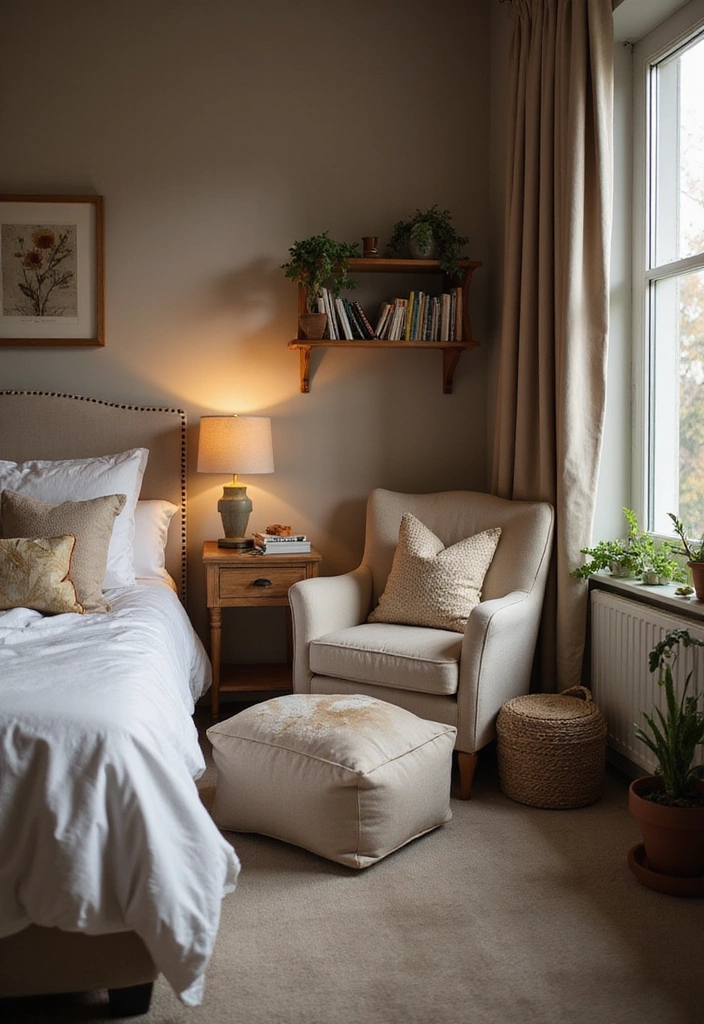 15 Bedroom Decor Ideas That'll Make You Say 'I Need This Now!' - 3. Cozy Corner Reading Nook