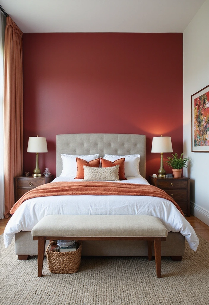 15 Bedroom Decor Ideas That'll Make You Say 'I Need This Now!' - 7. Bold Accent Walls