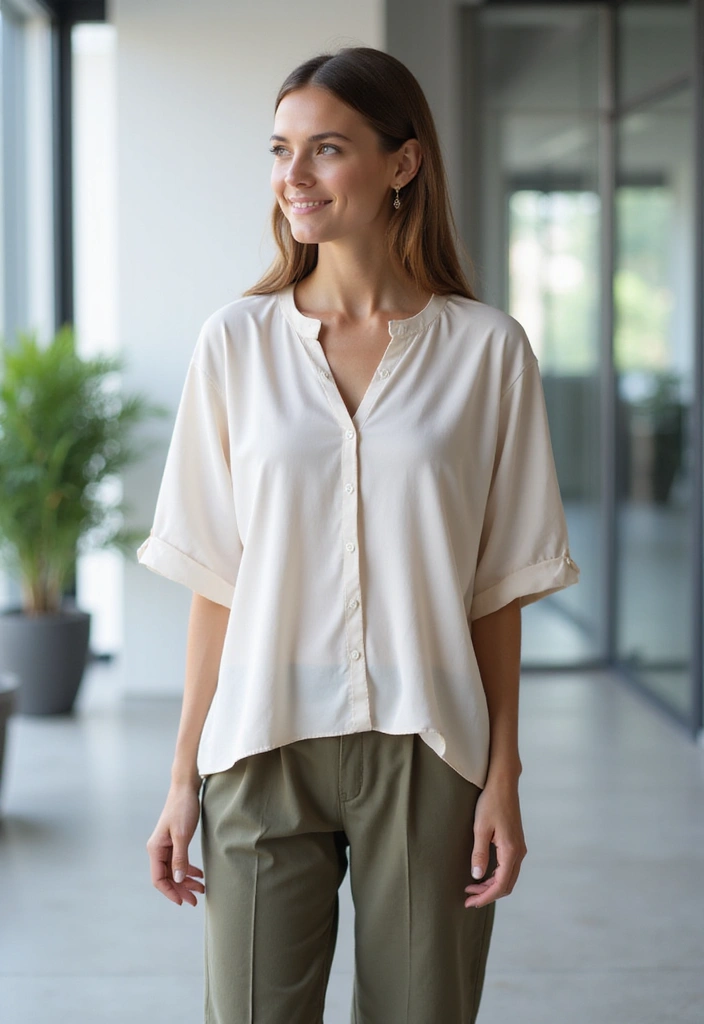 20 Stylish Office Outfits That'll Make You Feel Like a Boss (Say Hello to #5!) - 19. The Relaxed Tunic Top