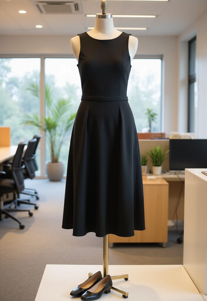 20 Stylish Office Outfits That'll Make You Feel Like a Boss (Say Hello to #5!) - 2. The Elegant Midi Dress