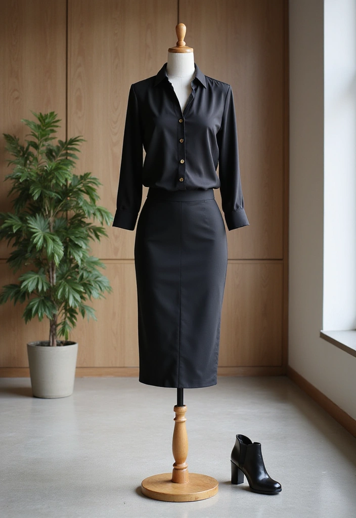 20 Stylish Office Outfits That'll Make You Feel Like a Boss (Say Hello to #5!) - 3. The Sophisticated Pencil Skirt