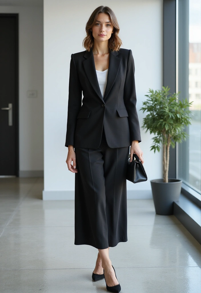 20 Stylish Office Outfits That'll Make You Feel Like a Boss (Say Hello to #5!) - 8. The Trendy Monochrome Look