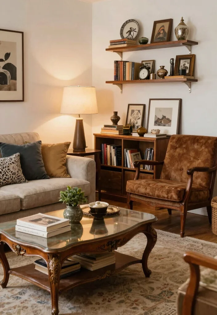 12 Sustainable Home Decor Ideas That Are Stylish AND Eco-Friendly (You Won't Believe #5!) - 6. Vintage Finds and Thrifted Treasures 1