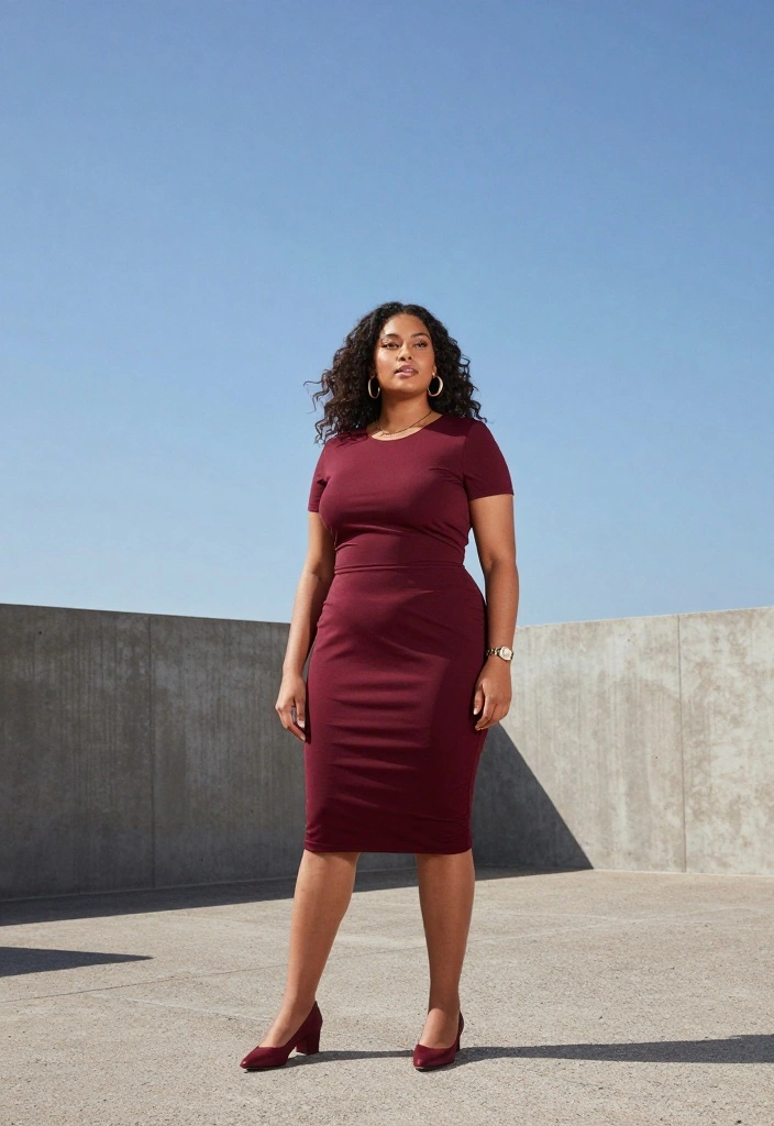 13 Plus Size Fashion Tips That'll Make You Feel Fabulous (You Have to See #5!) - 5. Go Monochrome – It’s a Game-Changer! 1