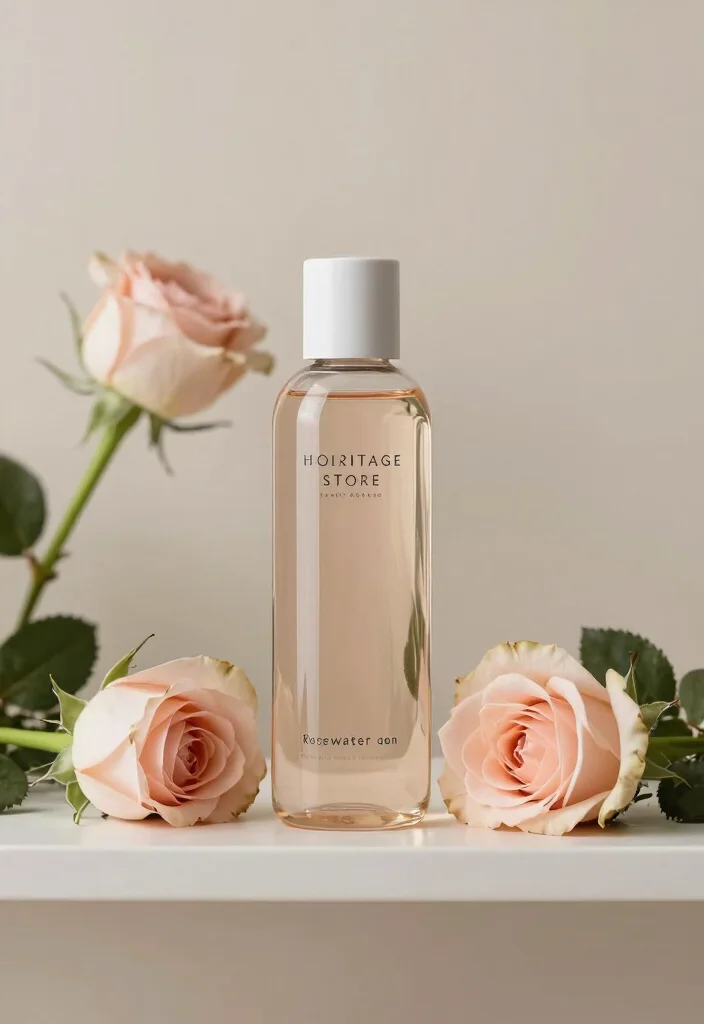 10 Eco-Friendly Skincare Products for Sensitive Skin You’ll Wish You Knew Sooner! - 7. Toner: Heritage Store Rosewater Toner 1