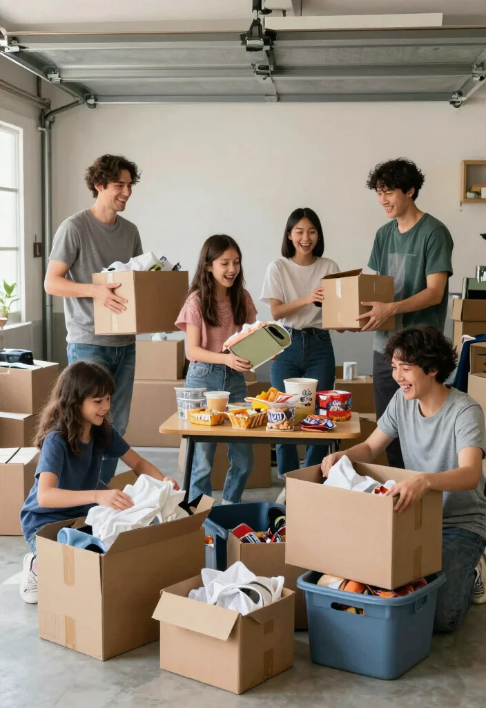 15 Easy Garage Decluttering Tips That Will Change Your Life Forever! - 10. Consider a Family ‘Garage Day’ 1