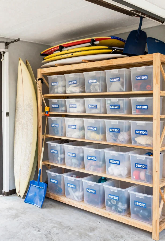 15 Easy Garage Decluttering Tips That Will Change Your Life Forever! - 8. Implement Seasonal Storage Strategies 1
