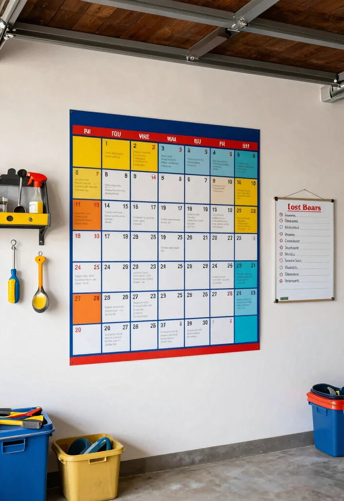 15 Easy Garage Decluttering Tips That Will Change Your Life Forever! - 9. Create a Cleaning Schedule 1
