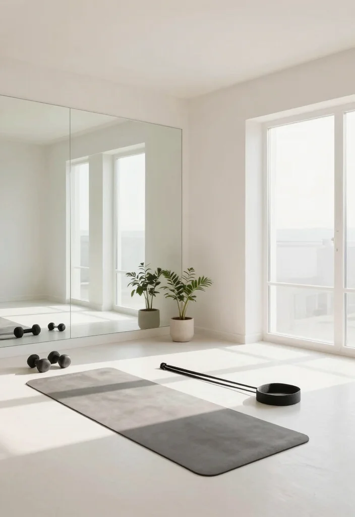 15 Modern Home Gym Inspirations That'll Elevate Your Fitness Game! - 1. Minimalist Magic 1