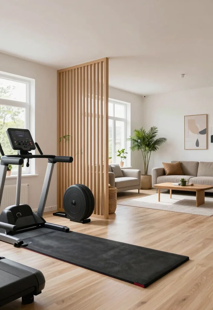 15 Modern Home Gym Inspirations That'll Elevate Your Fitness Game! - 10. Open Concept Wonders 1