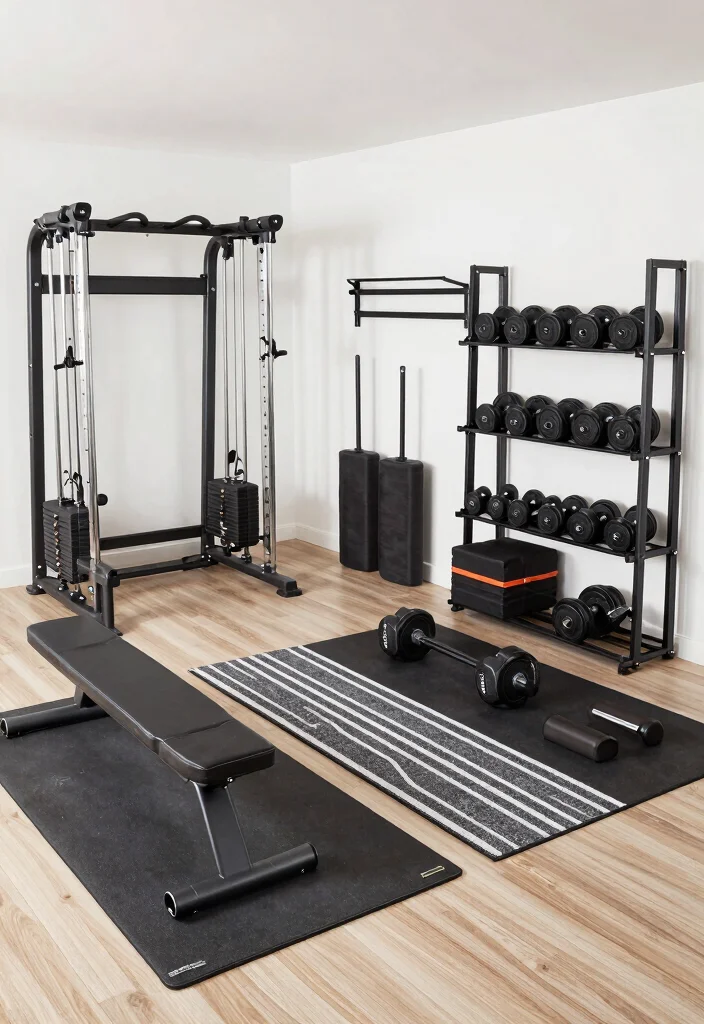 15 Modern Home Gym Inspirations That'll Elevate Your Fitness Game! - 12. Functional Flexibility 1