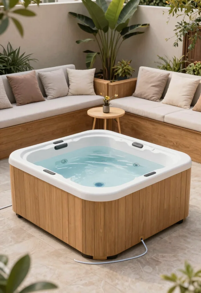15 Splendid Outdoor Jacuzzis That Will Transform Your Backyard Into a Spa Paradise! - 12. The Plug and Play Spa 1