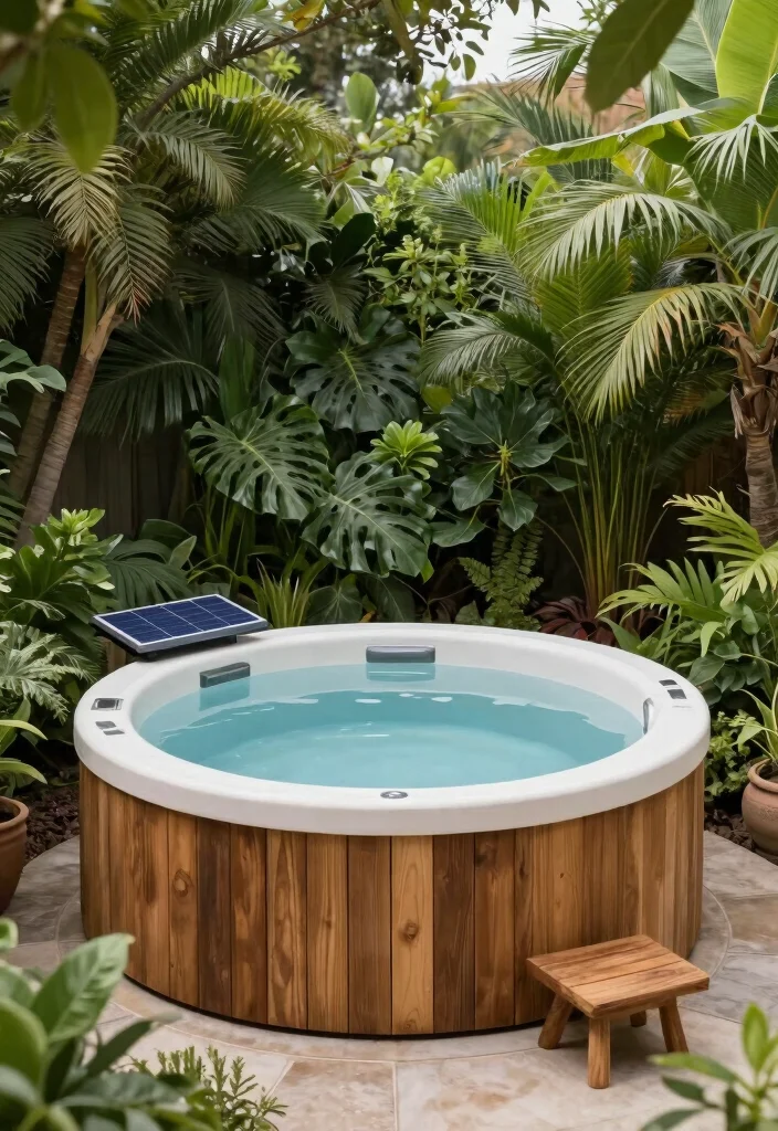 15 Splendid Outdoor Jacuzzis That Will Transform Your Backyard Into a Spa Paradise! - 14. The Eco-Friendly Jacuzzi 1