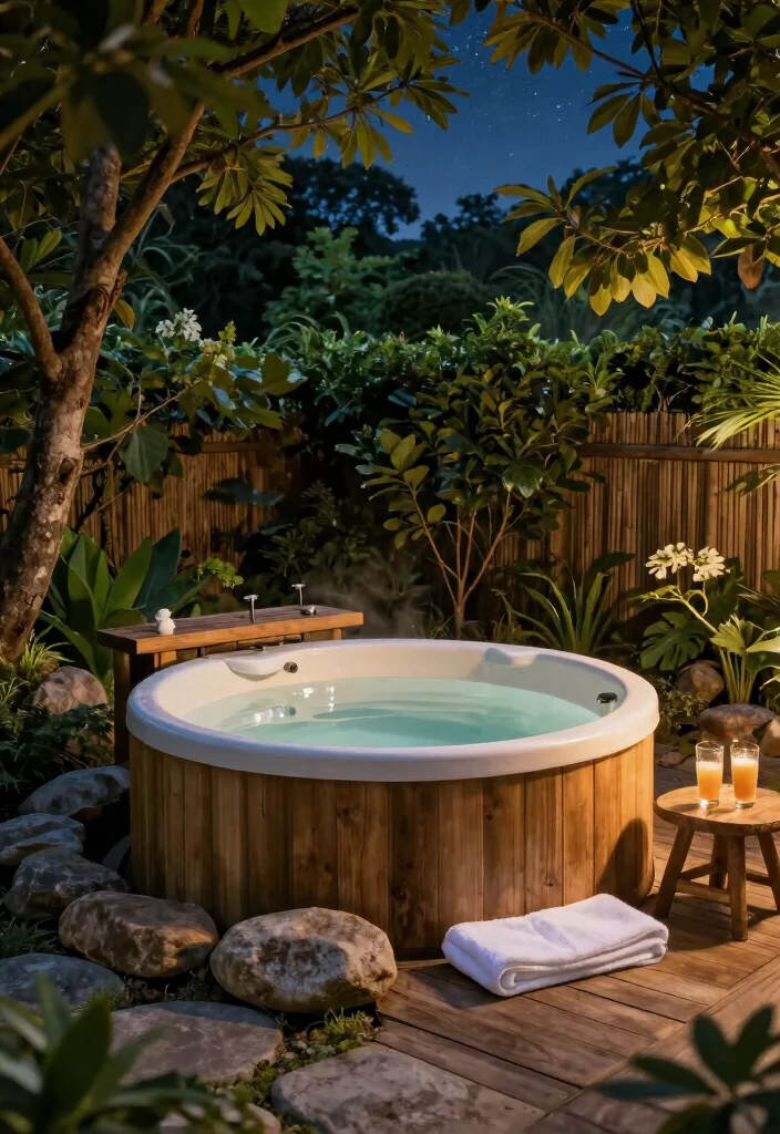 15 Splendid Outdoor Jacuzzis That Will Transform Your Backyard Into a Spa Paradise! - 2. The Rustic Wooden Hot Tub 1