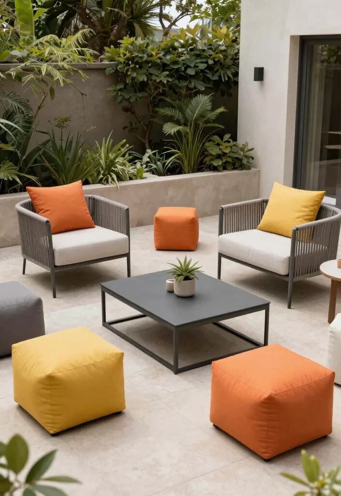 15 Stunning Outdoor Furniture Ideas That Will Transform Your Patio into a Dream Oasis! - 14. Modular Outdoor Furniture 1