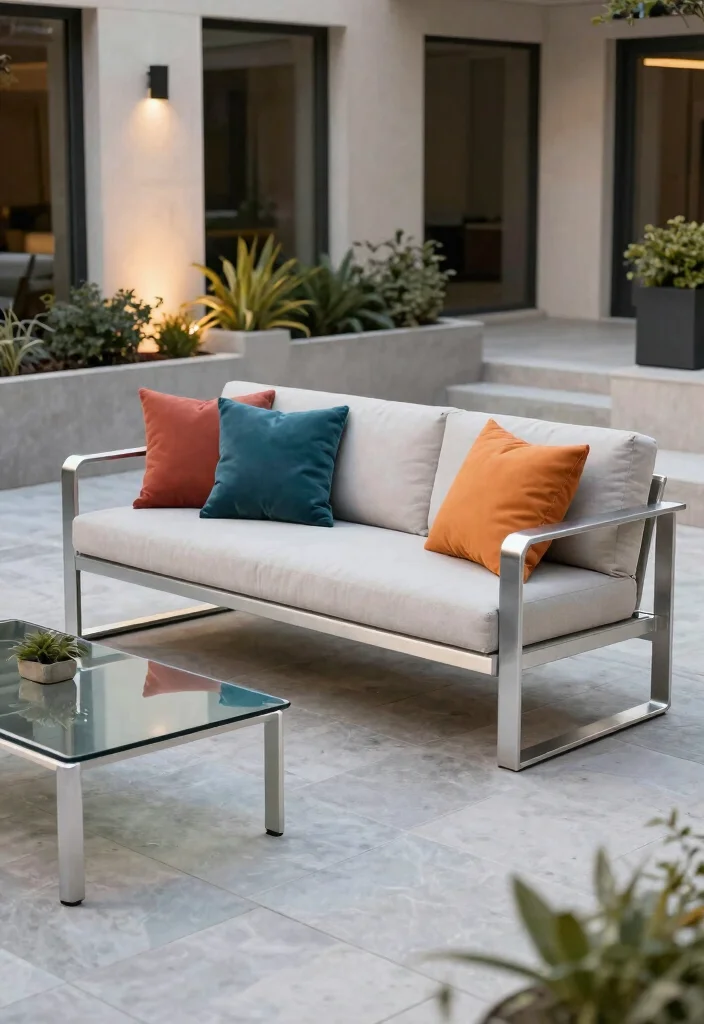 15 Stunning Outdoor Furniture Ideas That Will Transform Your Patio into a Dream Oasis! - 9. Contemporary Outdoor Sofas 1