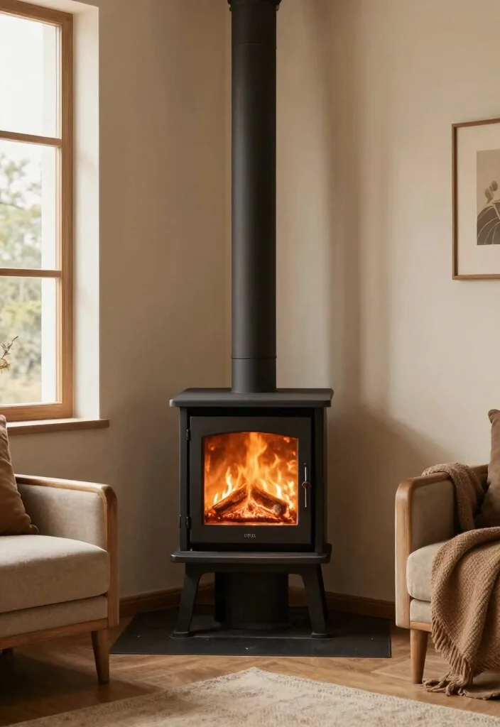 15 Stylish Heating Options for High Ceilings That Will Elevate Your Home Decor! - 9. Cozy Corner Stoves 1