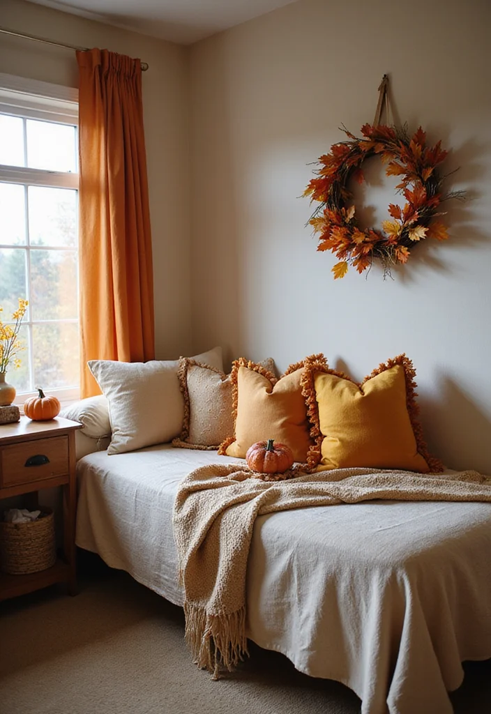15 Trendy Dorm Room Decor Hacks That Will Transform Your Space. - 15. Seasonal Decor Swaps 1