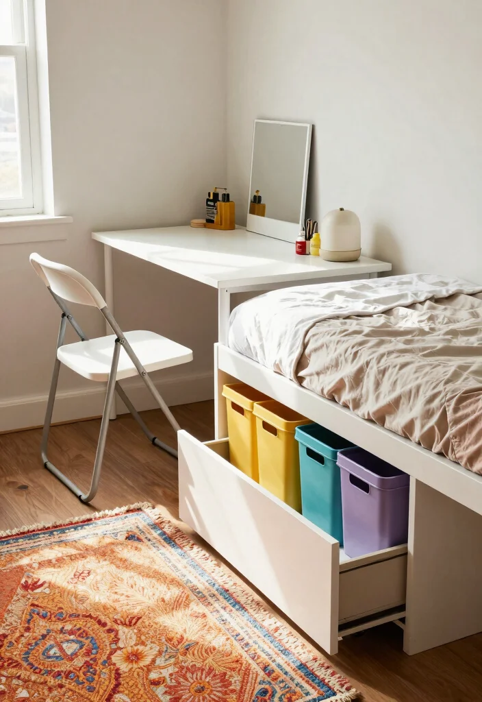 15 Trendy Dorm Room Decor Hacks That Will Transform Your Space. - 2. Multi-Functional Furniture 1