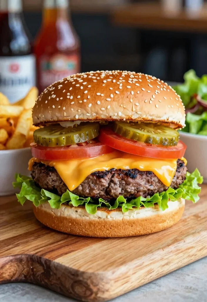 21 Classic American Dishes That Will Make You Feel Right at Home! - 2. Classic Cheeseburger 1