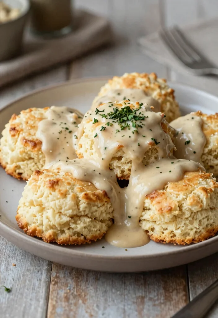 21 Classic American Dishes That Will Make You Feel Right at Home! - 21. Biscuits and Gravy 1