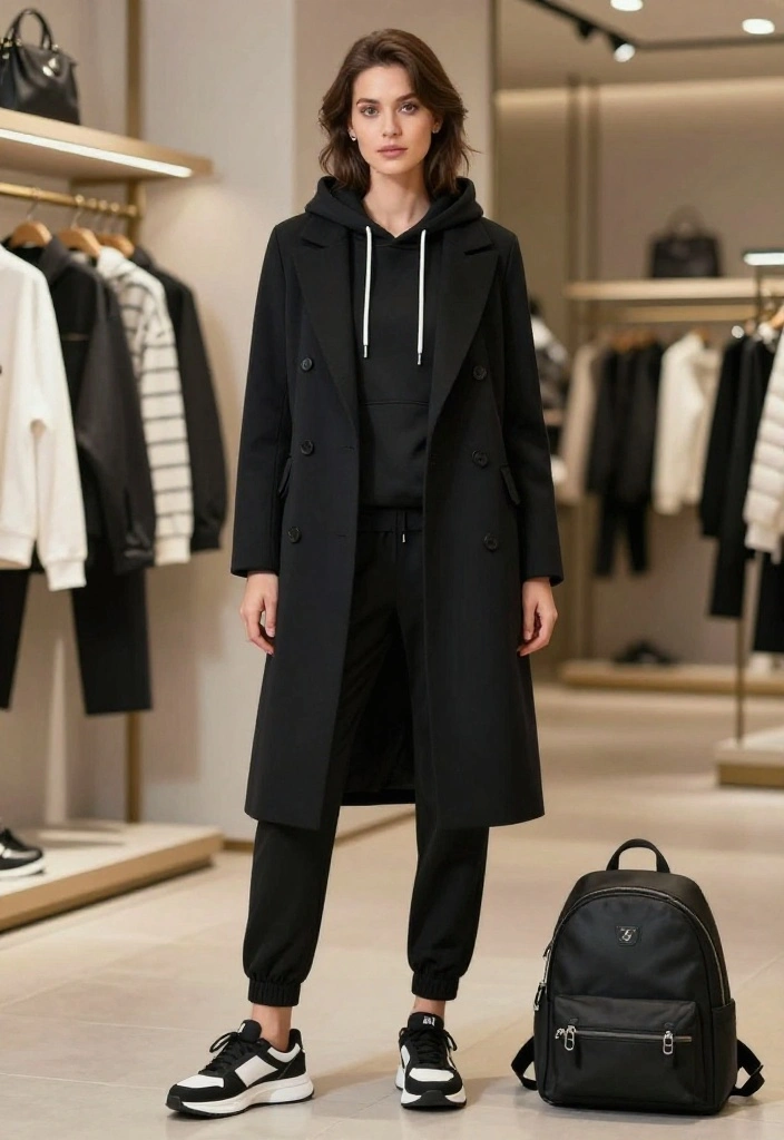 15 Chic Winter Outfits for American Women That Will Turn Heads This Season! - 14. Athleisure Look with a Twist 1