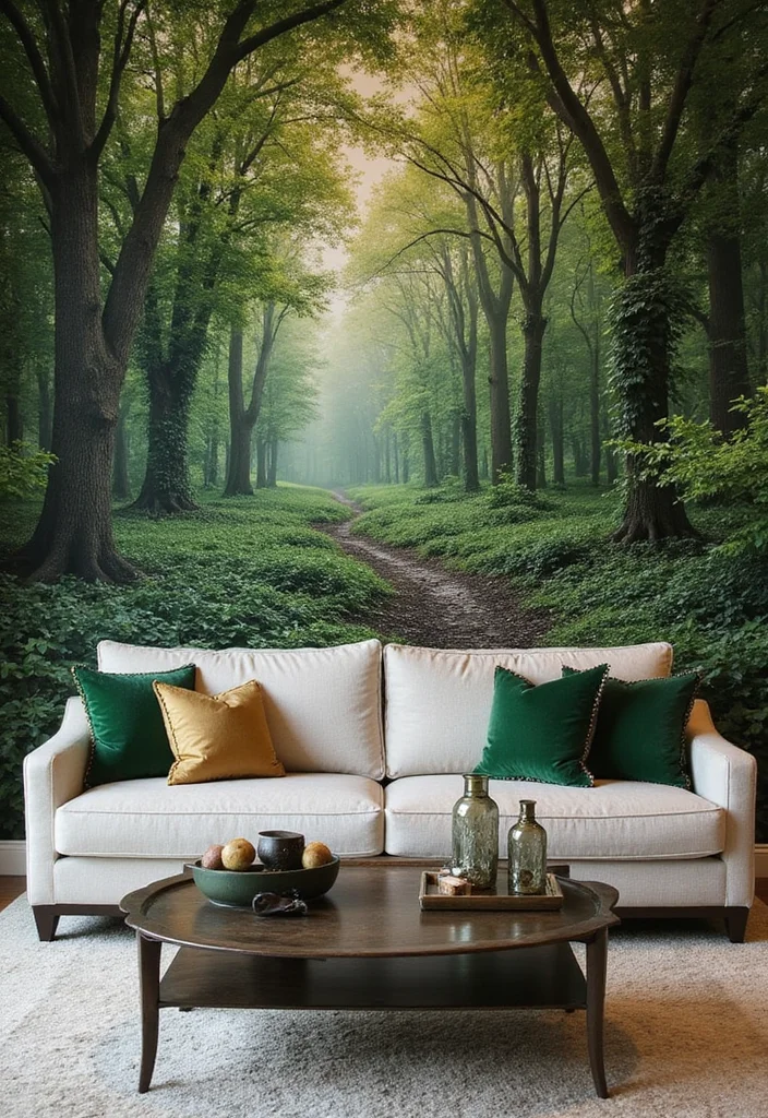 How to Choose Transformative Wallpapers That Outshine Traditional Decor! - 11. Textured Murals for Dramatic Impact 1