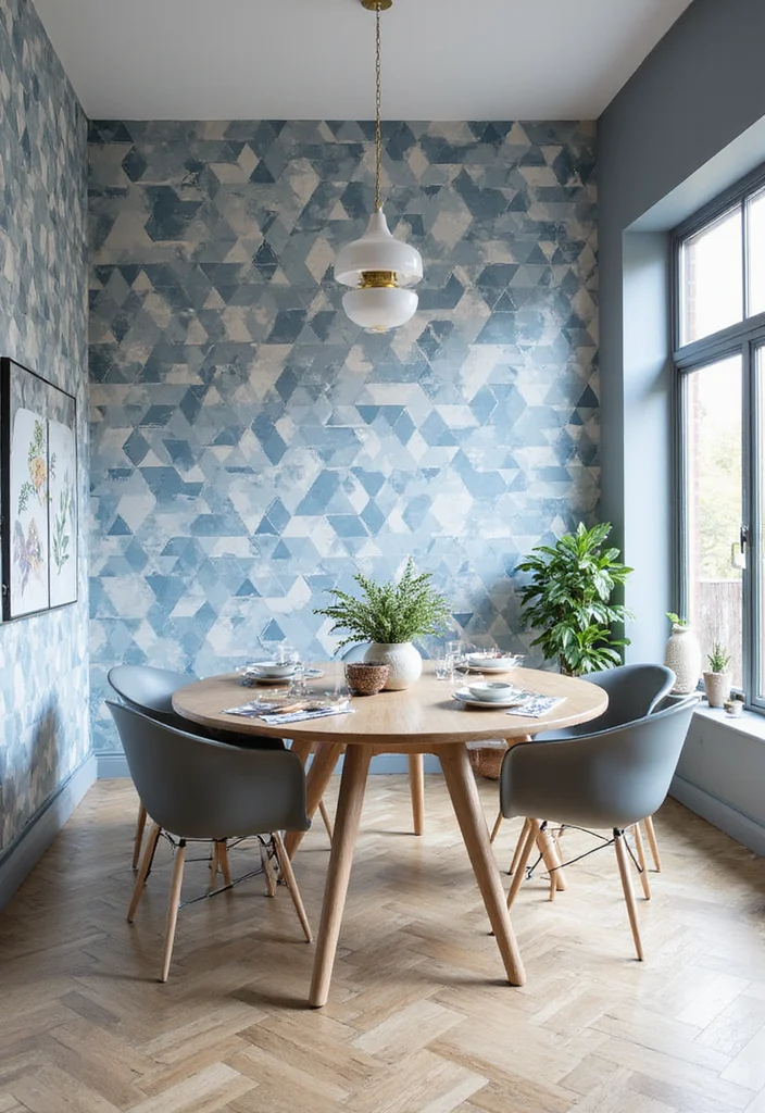 How to Choose Transformative Wallpapers That Outshine Traditional Decor! - 4. Geometric Patterns for a Modern Touch 1