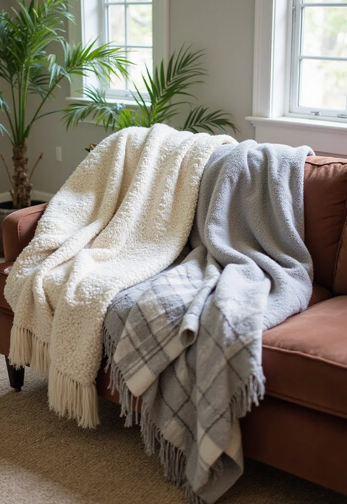 How to Choose the Best Cozy Blankets for a Warm Winter Vibe - 4. Textures to Elevate Coziness 1
