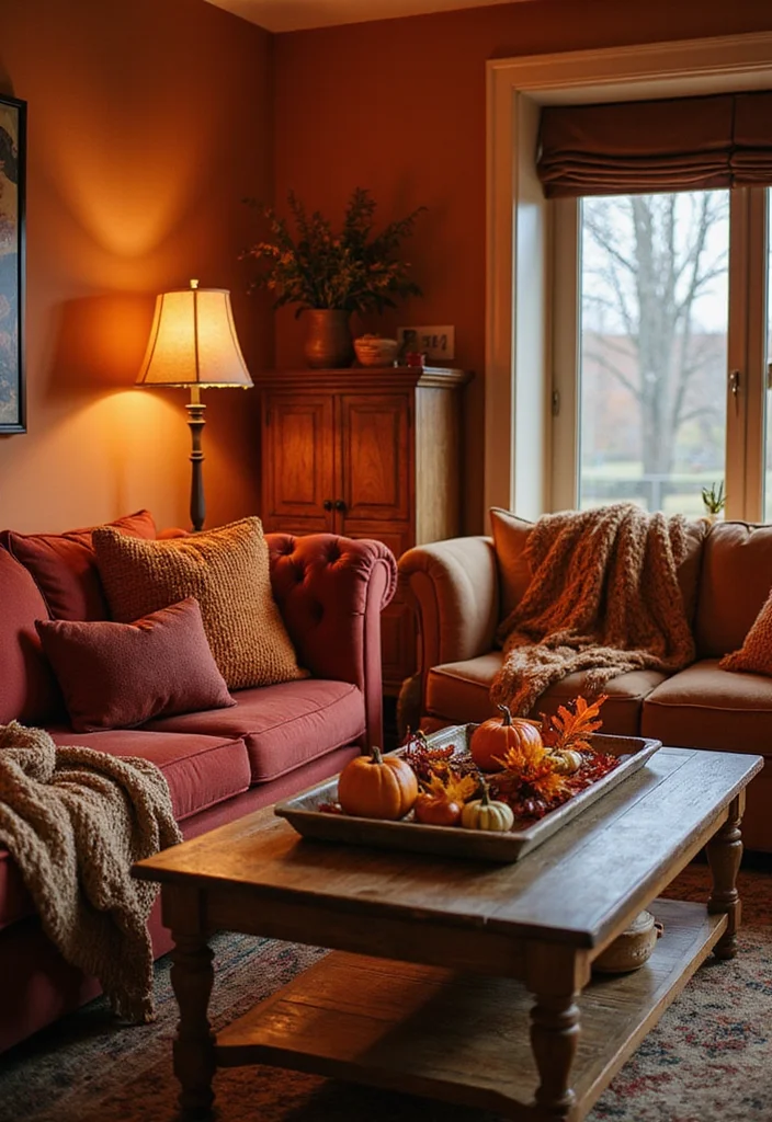 How to Select the Perfect Room Colors for Different Seasons: A Complete Guide - 3. Autumn Essence: Warm Earthy Tones 1