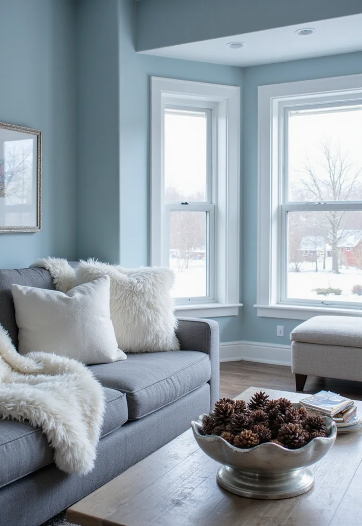 How to Select the Perfect Room Colors for Different Seasons: A Complete Guide - 4. Winter Wonderland: Cool and Crisp Palettes 1