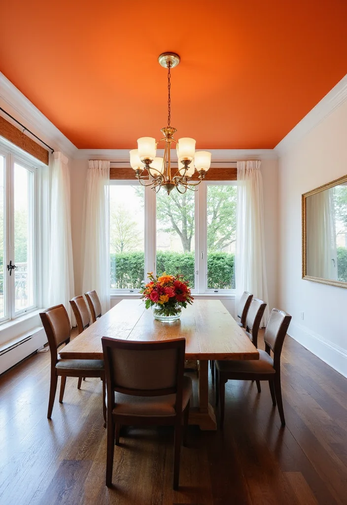 Look Up: Why the Ceiling is the Most Important Design Canvas of 2026 - 1. Bold Colors to Brighten Up Any Space 1