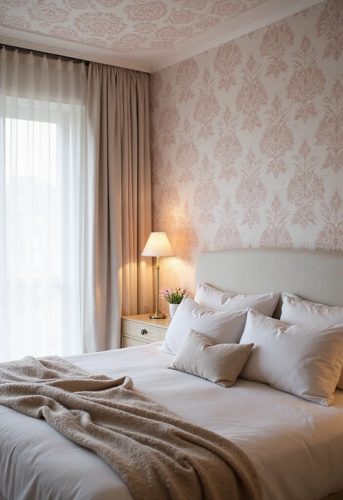 Look Up: Why the Ceiling is the Most Important Design Canvas of 2026 - 2. Artistic Patterns Bringing Ceilings to Life 1