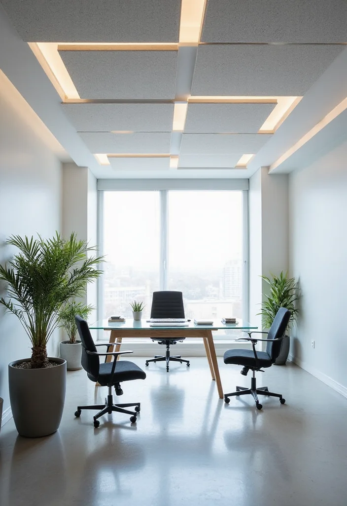 Look Up: Why the Ceiling is the Most Important Design Canvas of 2026 - 5. Innovative Ceiling Panels for Modern Appeal 1