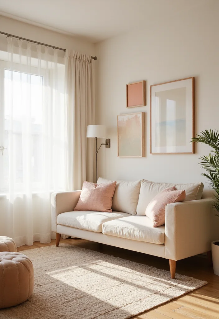 Small Apartment Magic: Layout Hacks That Make 500 Square Feet Feel Like a Mansion - 3. Choose a Light Color Palette 1