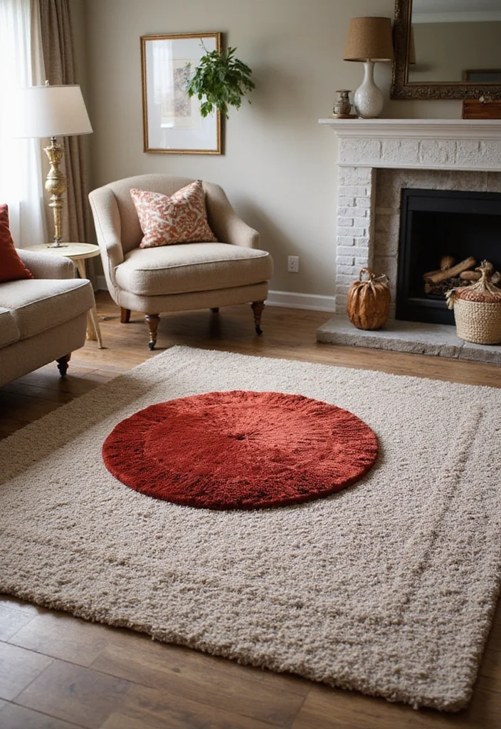 Small Apartment Magic: Layout Hacks That Make 500 Square Feet Feel Like a Mansion - 6. Define Spaces with Rugs 1