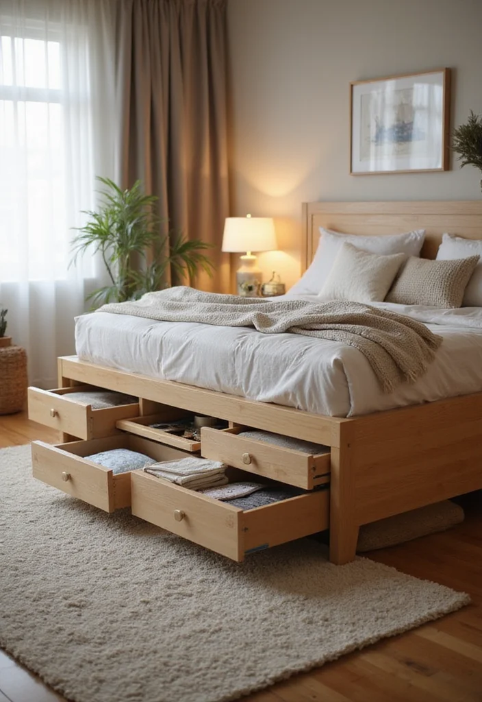 Solutions for Small Space Home Decor Challenges - 3. Make Use of Under-Furniture Space 1