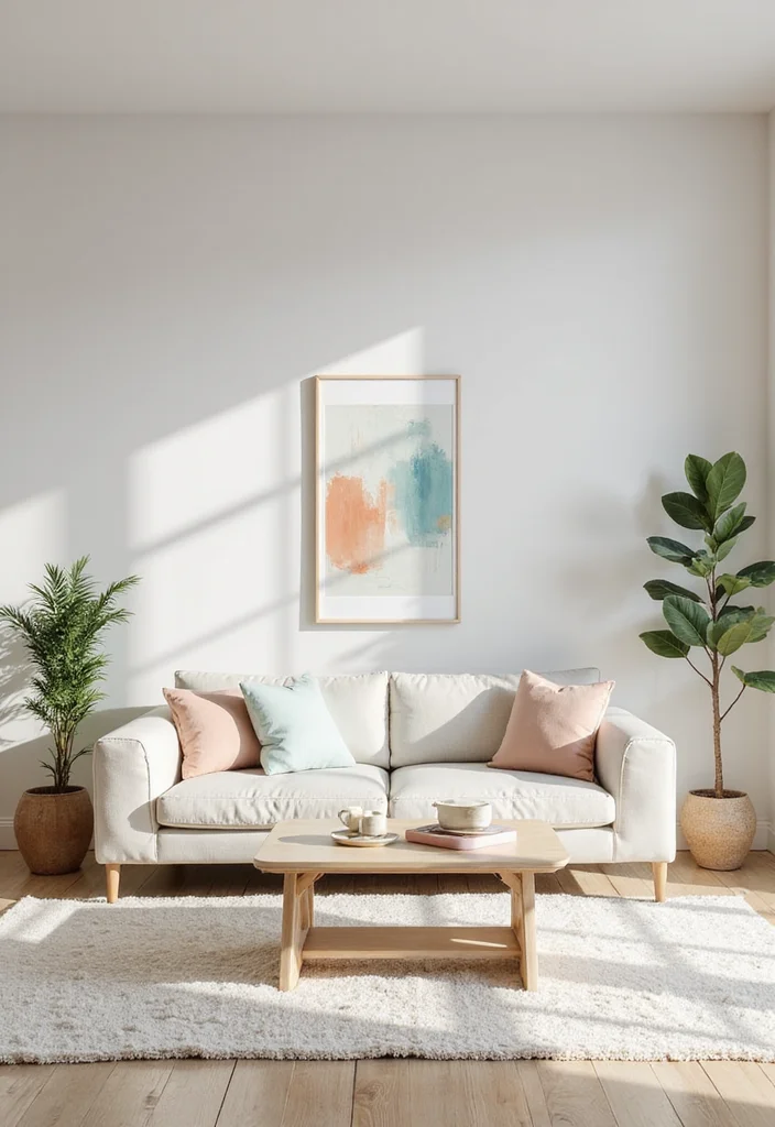 Solutions for Small Space Home Decor Challenges - 4. Choose Light Colors for Walls and Decor 1