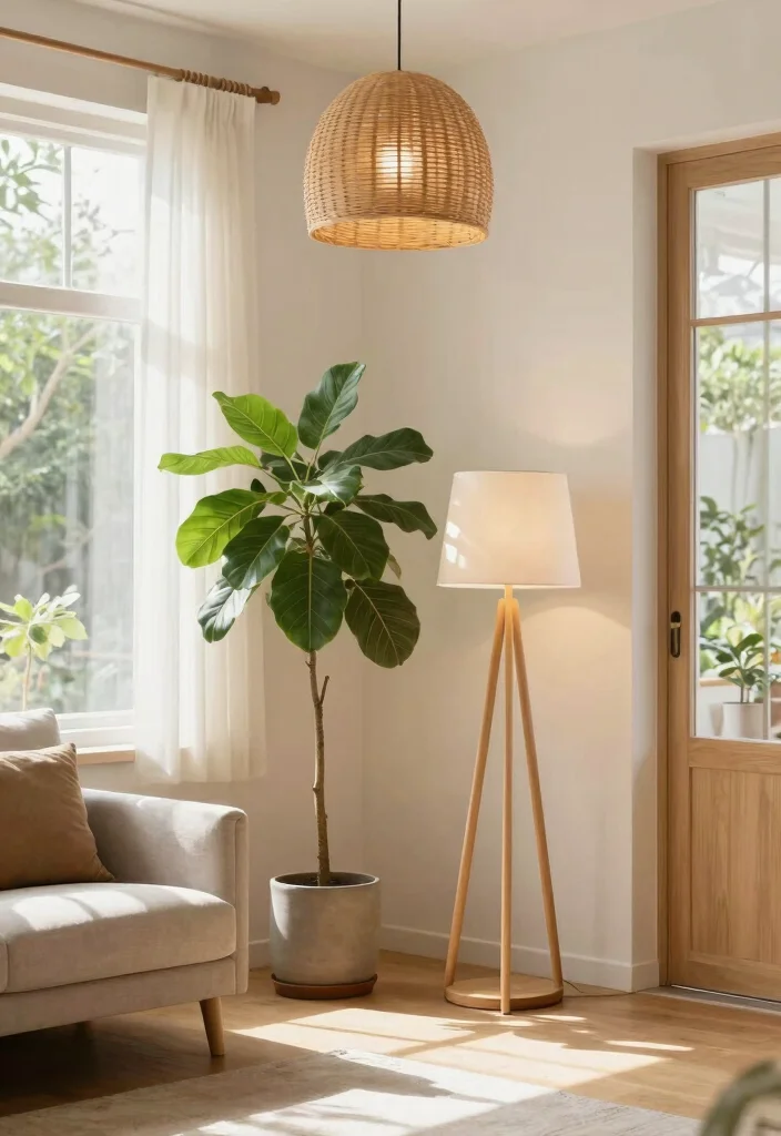 Step By Step: How to Choose Lighting Accessories That Elevate Your Home Decor - 8. Incorporate Natural Elements 1