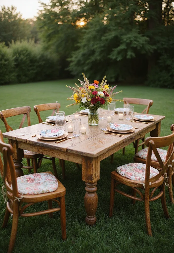 The Ultimate Guide to Modern Outdoor Tables That Elevate Your Aesthetics For Different Occasions - 2. The Rustic Charm 1