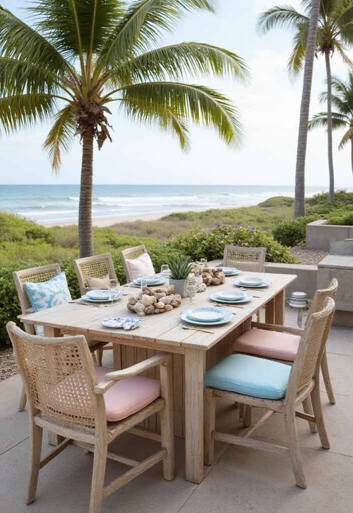 The Ultimate Guide to Modern Outdoor Tables That Elevate Your Aesthetics For Different Occasions - 7. The Coastal Retreat Table 1