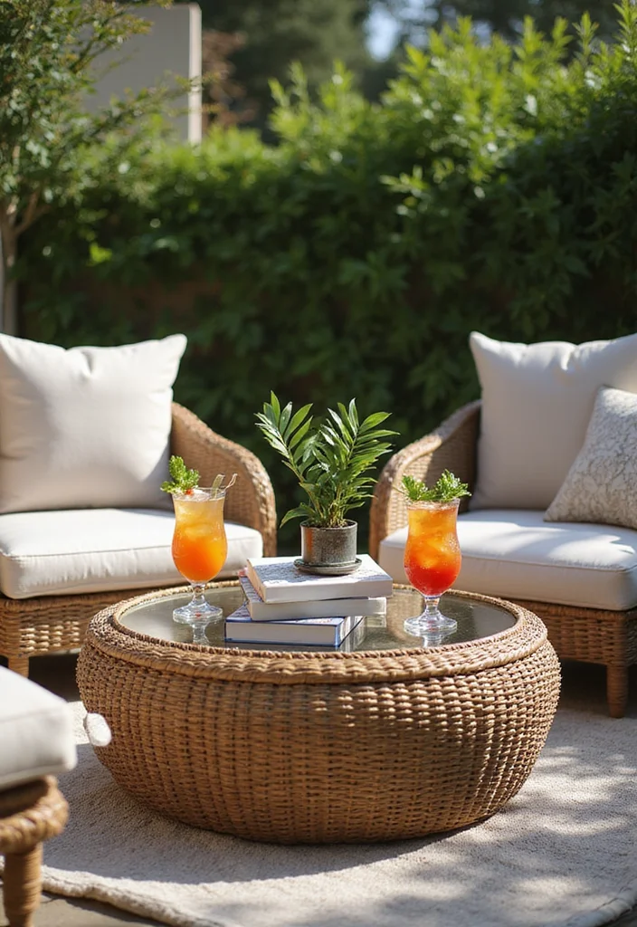 The Ultimate Guide to Modern Outdoor Tables That Elevate Your Aesthetics For Different Occasions - 8. The Outdoor Coffee Table 1