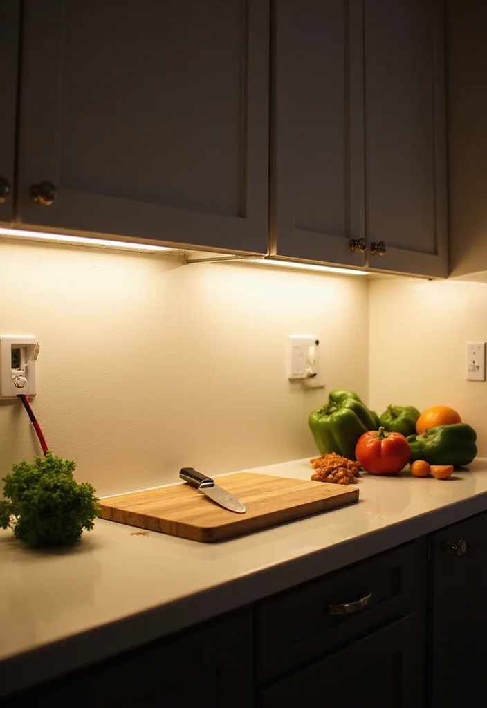 The Ultimate Guide to Using Under-Cabinet Lighting for a Cozy Home Vibe - 3. Functional and Stylish: The Double Duty of Under-Cabinet Lighting 1