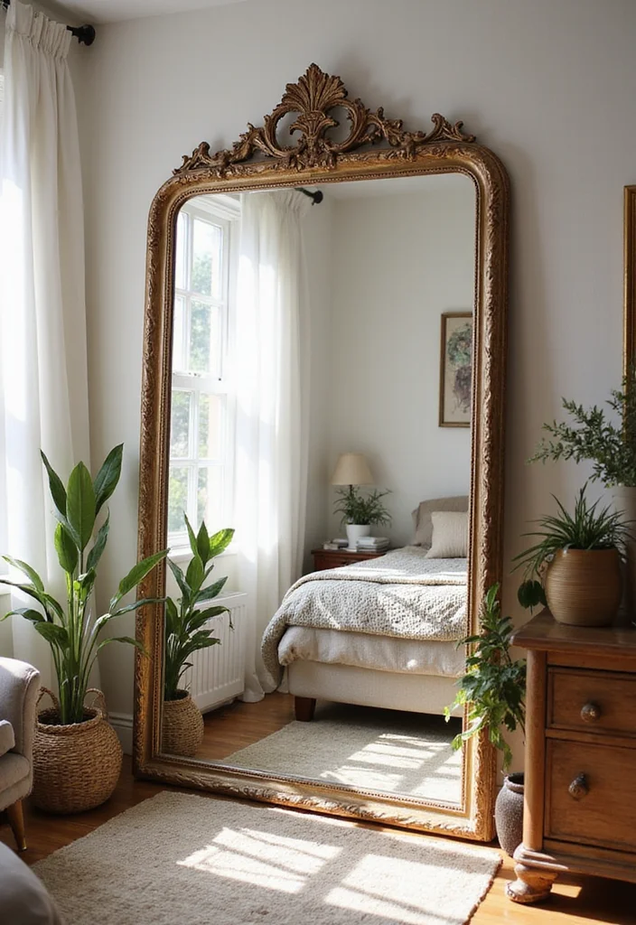 Top Essentials for Creating an Aesthetic Dorm Room That Stands Out - 12. Statement Mirrors 1