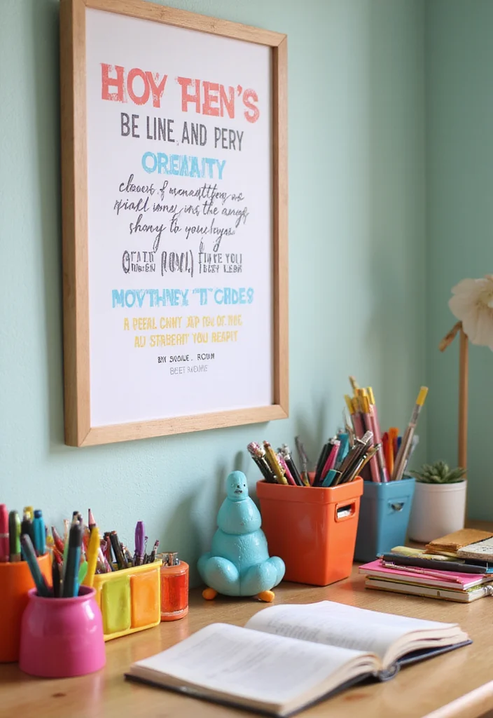 Top Essentials for Creating an Aesthetic Dorm Room That Stands Out - 13. Fun Desk Accessories 1